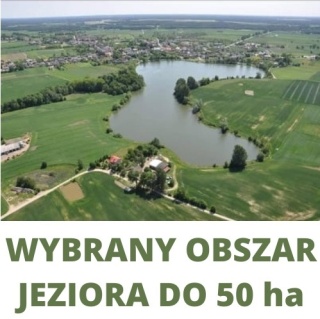 Opis mapy batymetrycznej - wybrany obszar jeziora do 50 ha