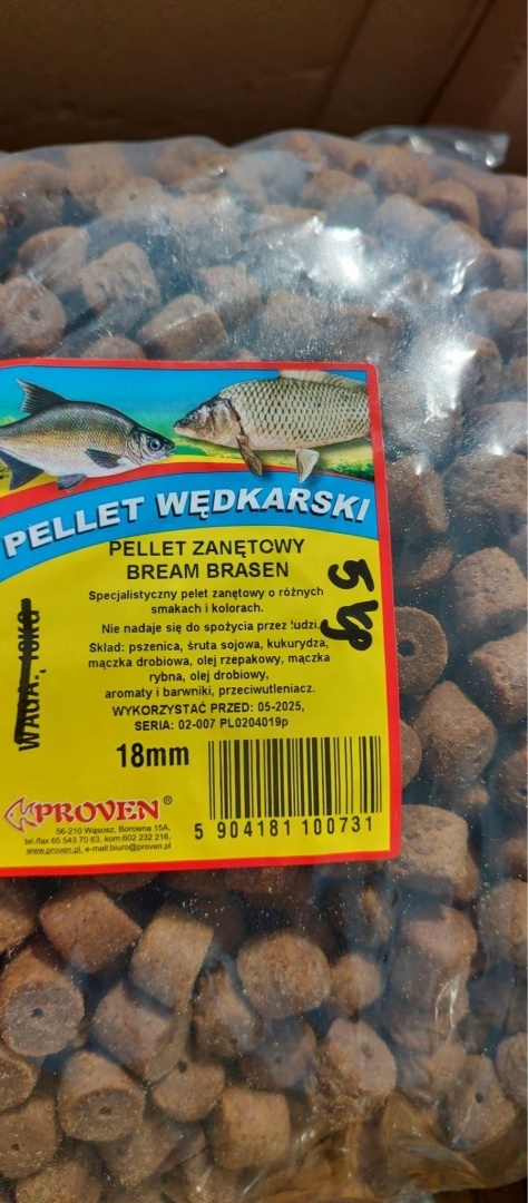 Pellet Bream Brasen 5 kg, 18 mm