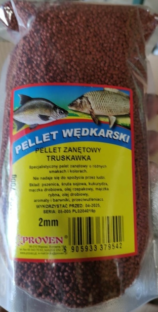 Pellet Poziomka 700g, 2 mm