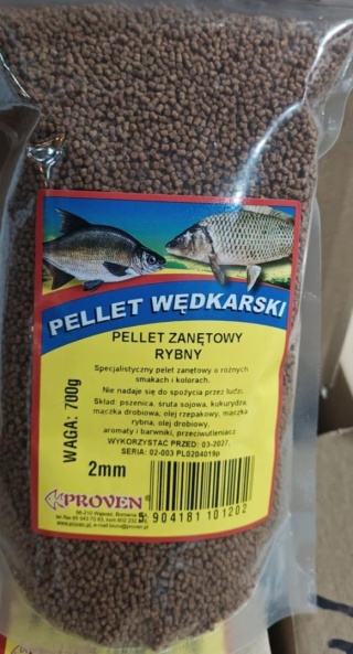 Pellet Rybny 700g, 2 mm
