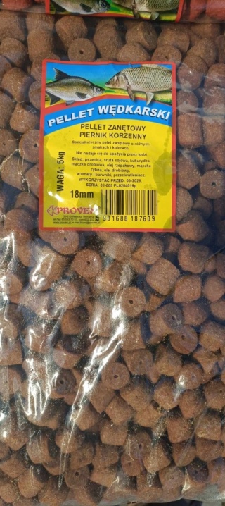 Pellet Piernik-korzenny 5 kg, 18 mm