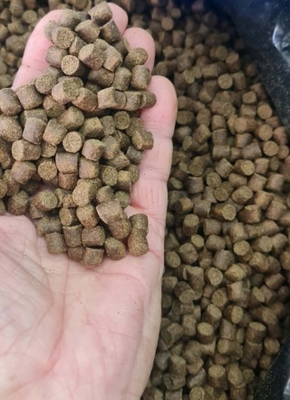 Pellet proteinowy z mączką rybną 1kg, 8 mm