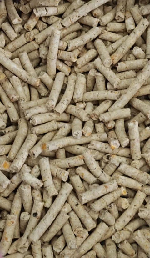 Pellet groch - kukurydza 1kg, 6 mm