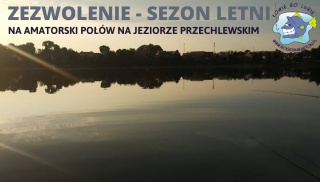 Zezwolenie na amatorski połów - sezon letni z brzegu